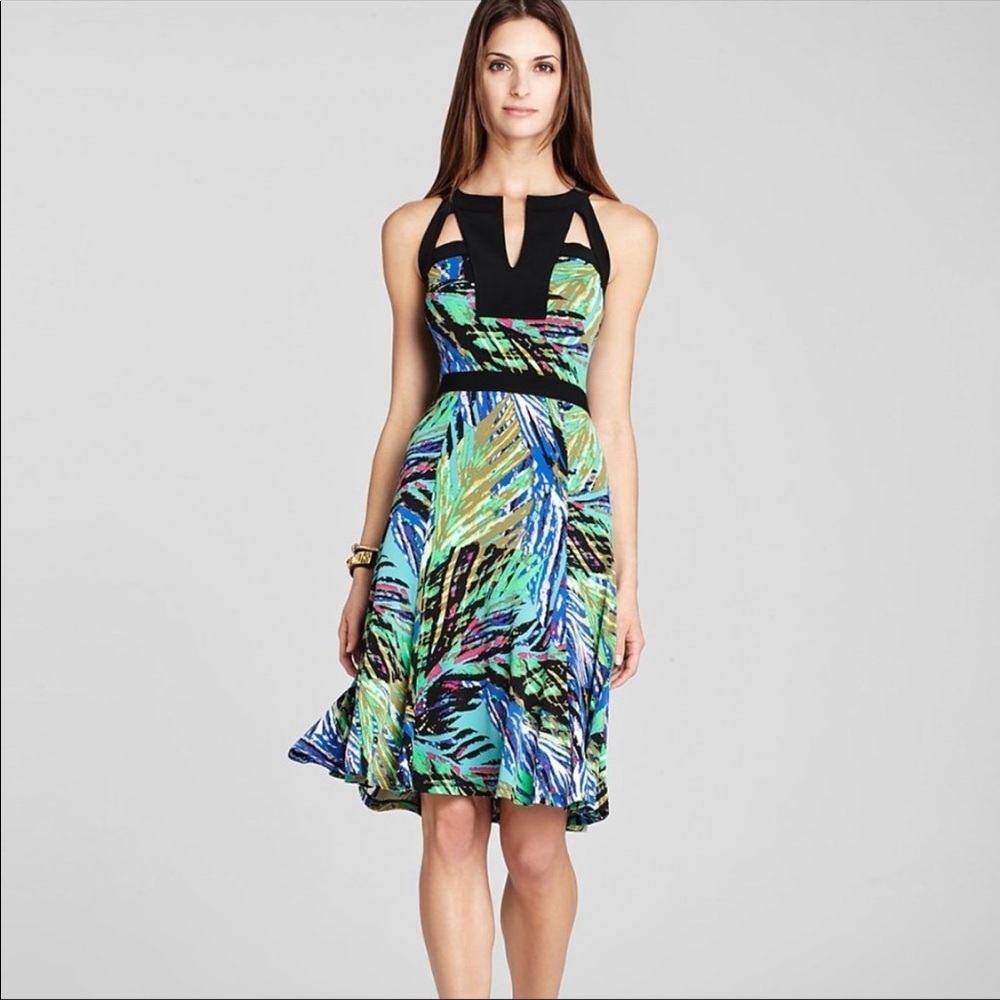 BCBGMaxAzria Multicolor Sleeveless Dress